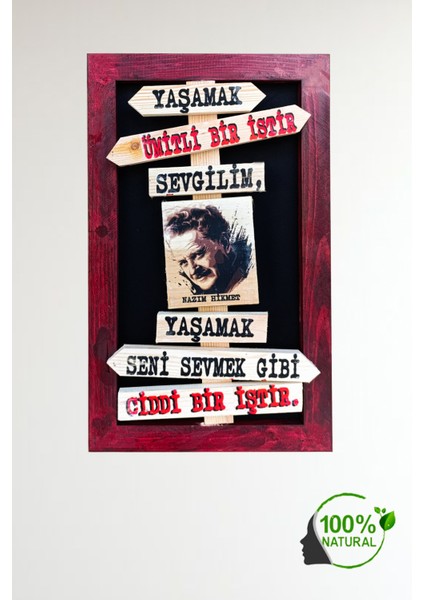 Ahşap Özel Tasarım Dekoratif Tablo