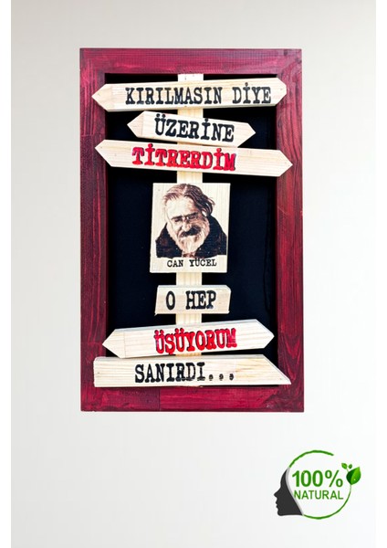 Ahşap Özel Tasarım Dekoratif Tablo