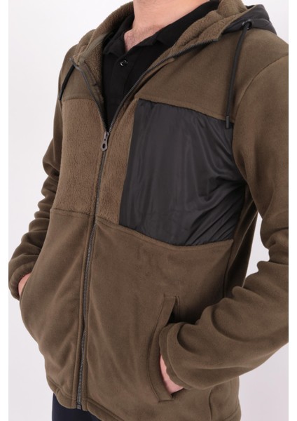 5009 Erkek Polar Sweatshirt Hırka indirimleri