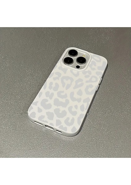 Beşik Leopar Desenli Cep Telefonu Kılıfı, Büyük Delik Jel Kabuk, Apple iPhone