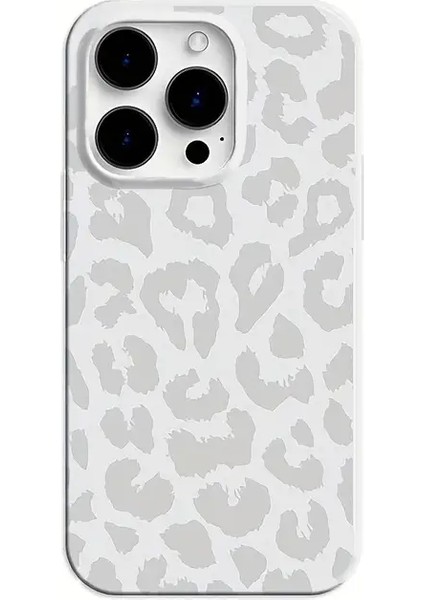 Beşik Leopar Desenli Cep Telefonu Kılıfı, Büyük Delik Jel Kabuk, Apple iPhone