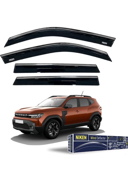 Dacia Duster Krom Çıtalı Cam Rüzgarlığı 2024-
