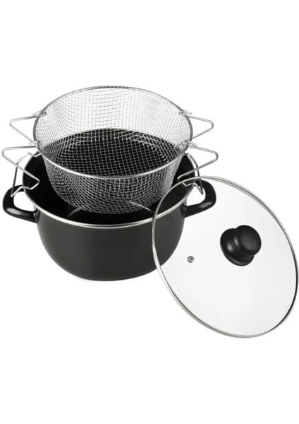 Emaye Telli Kızartma Tenceresi 24 cm