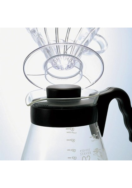 V60 Kahve Demleme Seti, Şeffaf