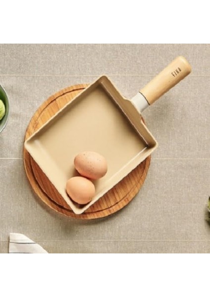 Fika Ih Induction Nonestick Kızartma Tavası Wok Tencere 5,9~11 Inç/kore Tencere Güveç Izgara Tavası (Yumurta Tavası 15 cm (5,9 Inç))