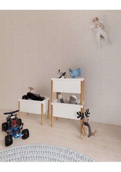 Bienwood Bie 7079 Ahşap Ayaklı 3'lü Plastik Çok Amaçlı Dolap (Oyuncak Dolabı, Mutfak Kiler Dolabı) fiyatları