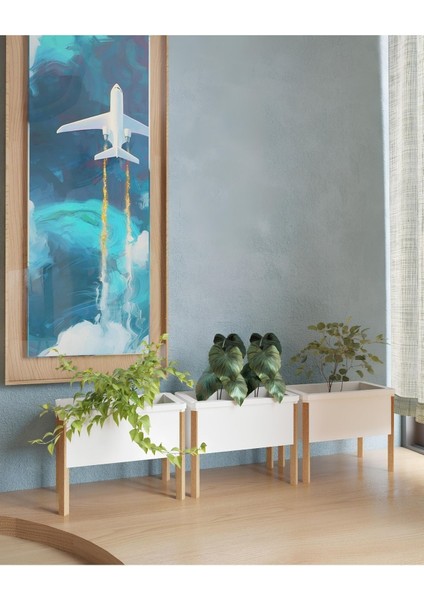 Bienwood Bie 7079 Ahşap Ayaklı 3'lü Plastik Çok Amaçlı Dolap (Oyuncak Dolabı, Mutfak Kiler Dolabı) fırsatları