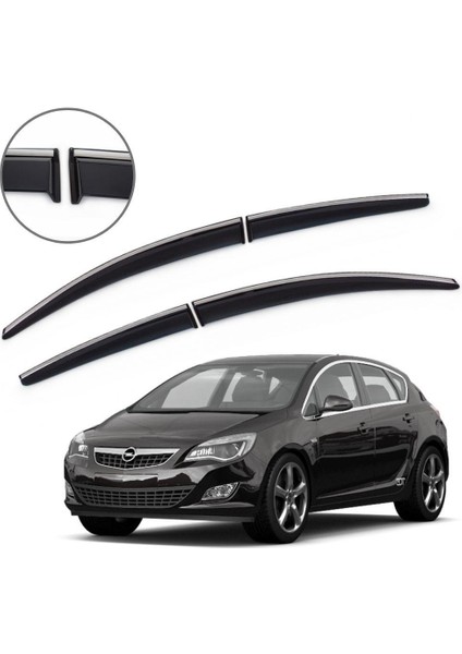Opel Astra J Hb Sedan Krom Çıtalı Cam Rüzgarlığı