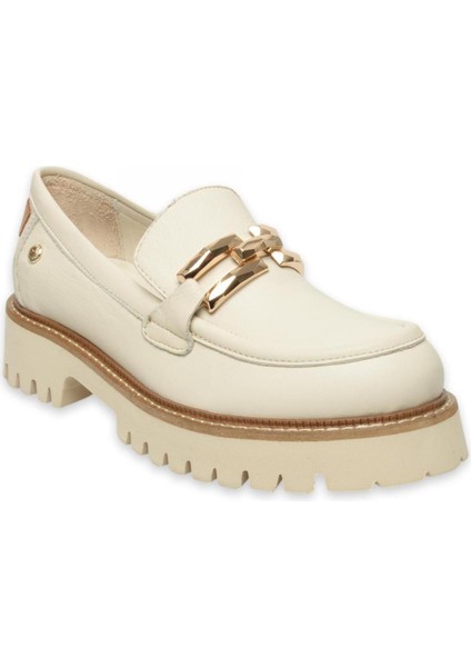 D25YA-3695 Kadın Deri Loafer Ayakkabı