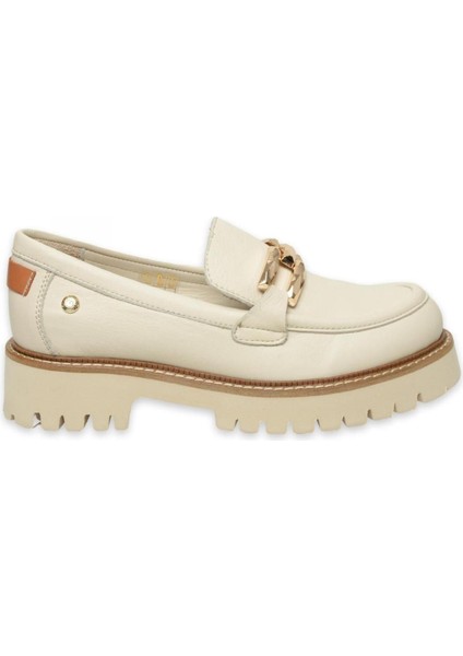 D25YA-3695 Kadın Deri Loafer Ayakkabı