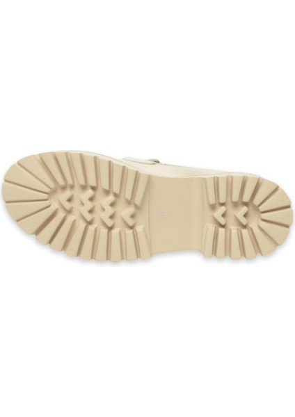 D25YA-3695 Kadın Deri Loafer Ayakkabı
