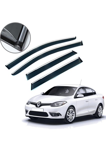 Renault Fluence Krom Çıtalı Cam Rüzgarlığı