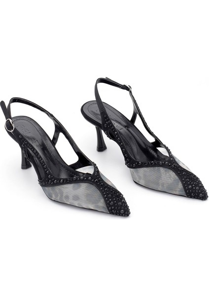 Elit FLS129-1315T Kadın Klasik Topuklu Ayakkabı Siyah fiyatları