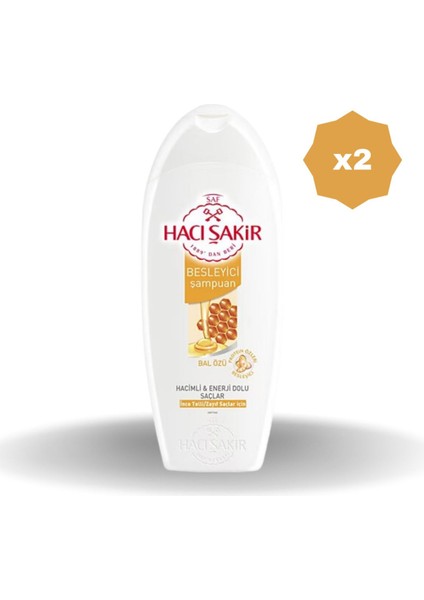 Bal Ince Telli Şampuan 500 ml - (2 Adet)