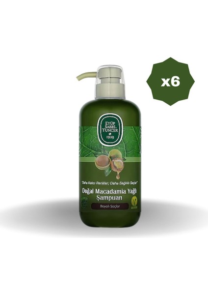 Macadamia Şampuan 600 ml - (6 Adet)