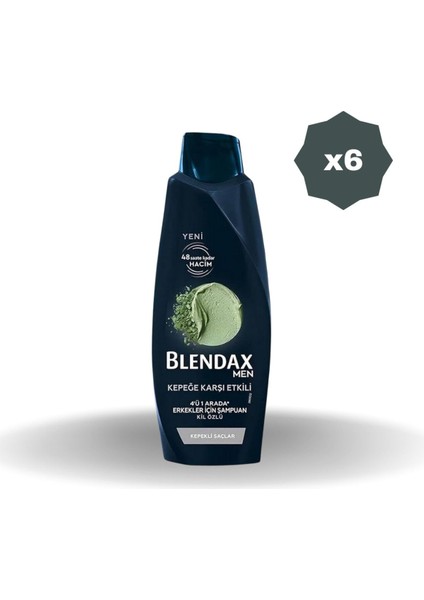 Men Şampuan 500 ml - (6 Adet)