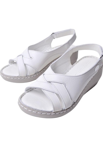 D25YS-2510 Kadın Deri Sandalet modelleri