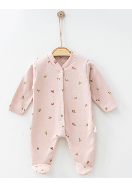 Lale Desenli Patikli Kız Tulum