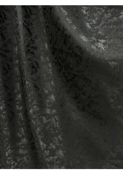 Duman Desen Siyah Jakarlı Fon Perde 1/3 Sık Pile indirimleri