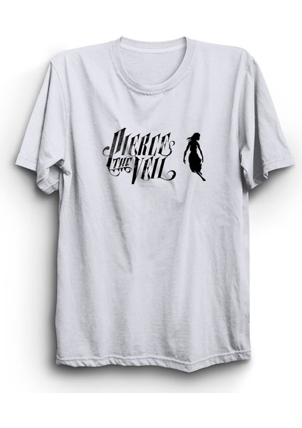 Pierce The Veil, Logo, Rock Metal Müzik Grubu Baskılı %100 Pamuk Tişört