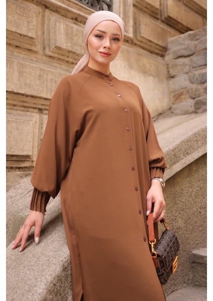 Bej Kolları Nervürlü Linda Tunik fırsatları