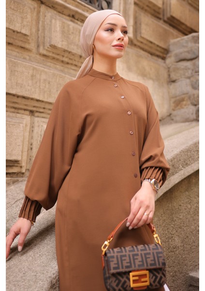 Bej Kolları Nervürlü Linda Tunik indirimleri