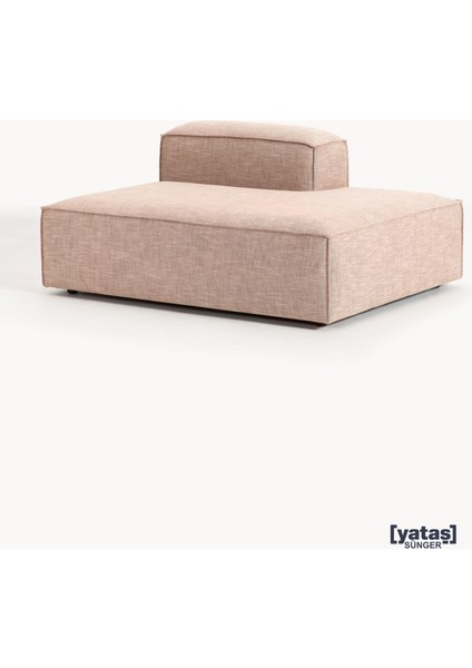 Most Mollis Pro Sağ Köşe Modül 09 Bej Keten Kumaş Yataş Sünger(Evinize Teslim)