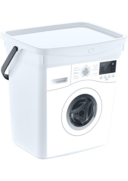 Q-Box Deterjan Kutusu (Desenli) 10 L