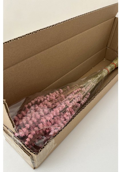 Pembe Lavanta Gelin Buketi Aranjman Çiçeği Süslük Vazoluk Magnetlik Hediyelik Kuru Çiçek modelleri