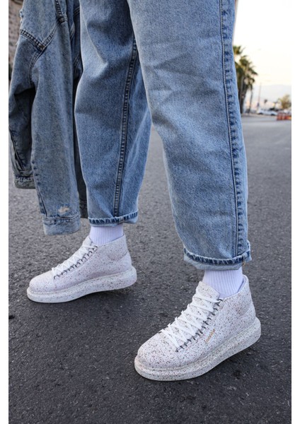 Bağcıklı Erkek Sneaker Bot Kırmızı Yeşil Sim fiyatları