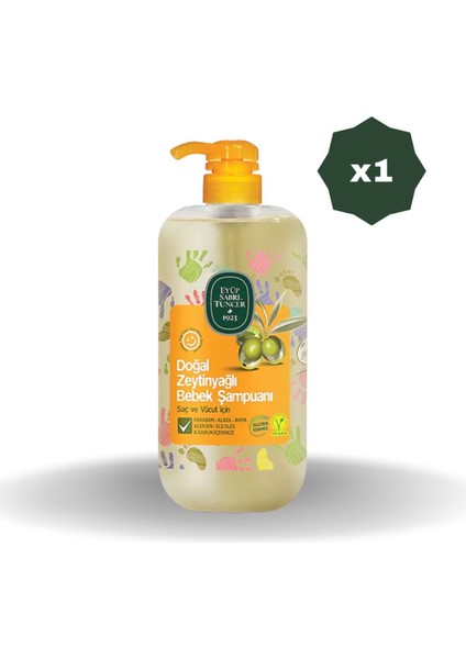 Doğal Zeytinyağlı Bebek Şampuanı 600 ml - (1 Adet)