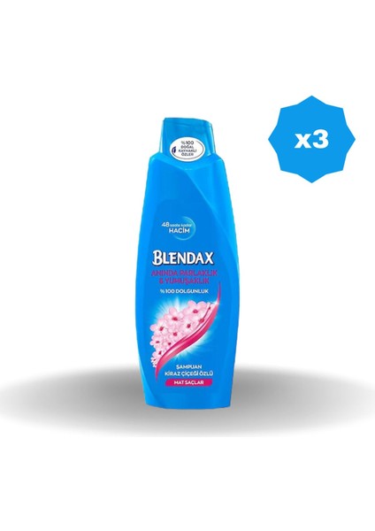 Kiraz Çiçeği Özlü Şampuan 500 ml - (3 Adet)