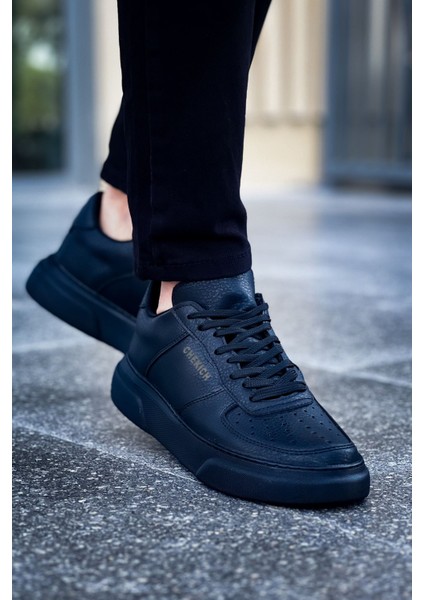 Bağcıklı Erkek Günlük Ayakkabı Siyah Siyah