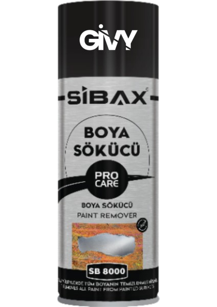 Boya Sökücü Sprey 400 ml | Solvent Bazlı, Vernik ve Yapıştırıcı Temizleyici SB8000 fiyatları