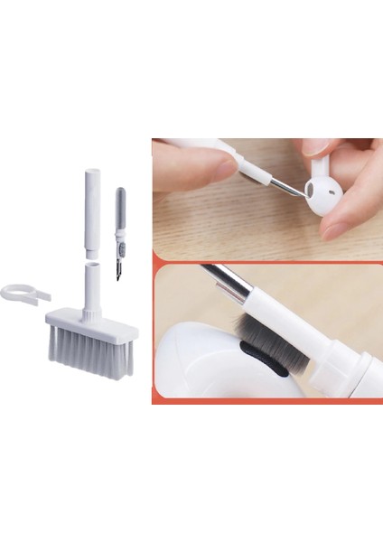Büro Ev Ofis Yazlık Hijyeni Için Klavye Airpods Hoparlör Kulaklık Araç Temizlik Fırçası fiyatları