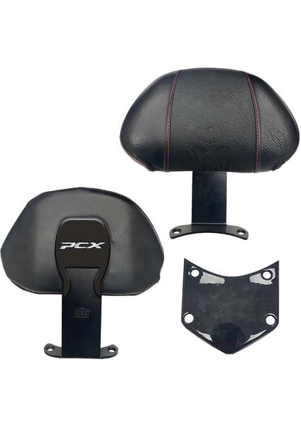Honda Pcx 125 Sissy Bar Gogo Sırt Desteği Kırmızı Desen 2021-2024 Uyumlu Supermoto