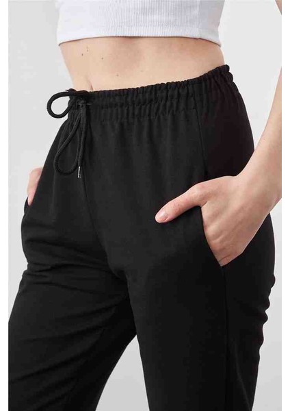 Paça Lastikli Slim Fit Trend Siyah Erkek Eşorfman Altı fırsatları