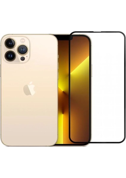 IPHONE 13 Pro Max / 14 Plus Tam Kaplama Ekran Koruyucu Kırılmaz Cam