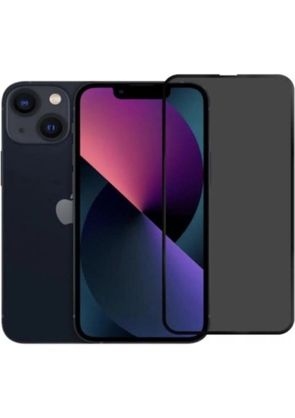 IPHONE 13 Mini Hayalet Privacy Tam Kaplama Ekran Koruyucu Kırılmaz Cam
