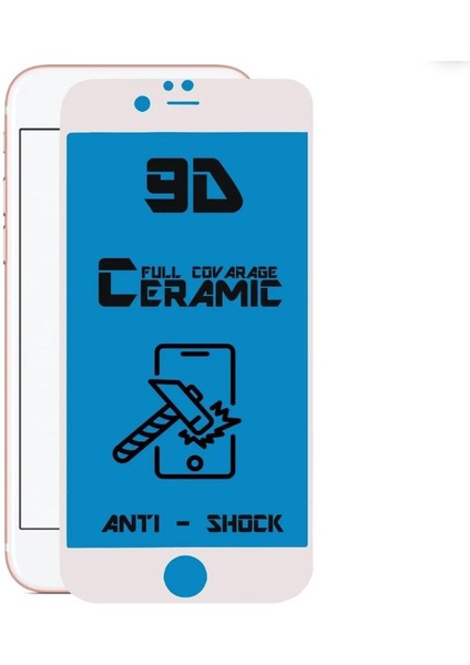 IPHONE 7/8/se Beyaz Seramik Nano Tam Kaplama Ekran Koruyucu Kırılmaz Cam fiyatları
