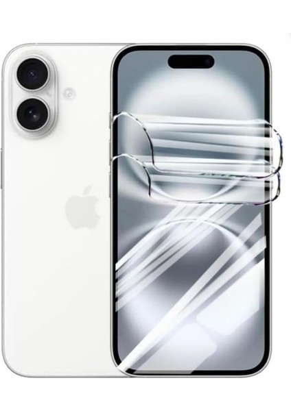 IPHONE 16 Tam Kaplama Ekran Koruyucu Kırılmaz Cam