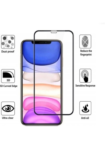 IPHONE Xs Max/11 Pro Max Tam Kaplama Ekran Koruyucu Kırılmaz Cam