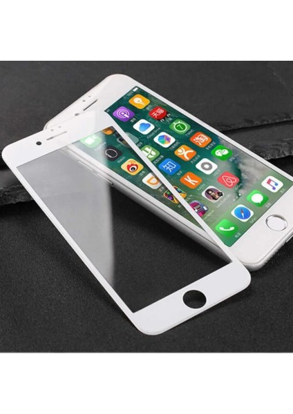 IPHONE 7 Plus/8 Plus Beyaz Tam Kaplama Ekran Koruyucu Kırılmaz Cam fiyatları