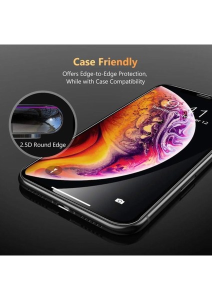 IPHONE X/xs/11 Pro Tam Kaplama Ekran Koruyucu Kırılmaz Cam