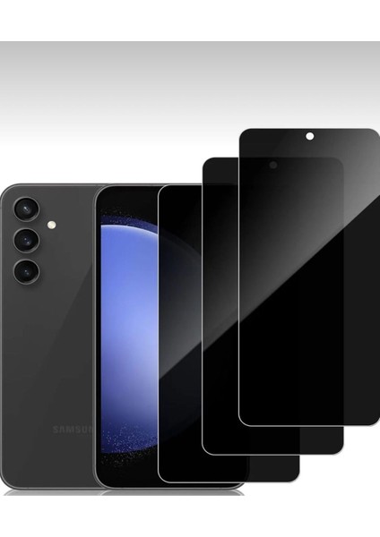 Samsung Galaxy S23 Hayalet Privacy Tam Kaplama Ekran Koruyucu Kırılmaz Cam