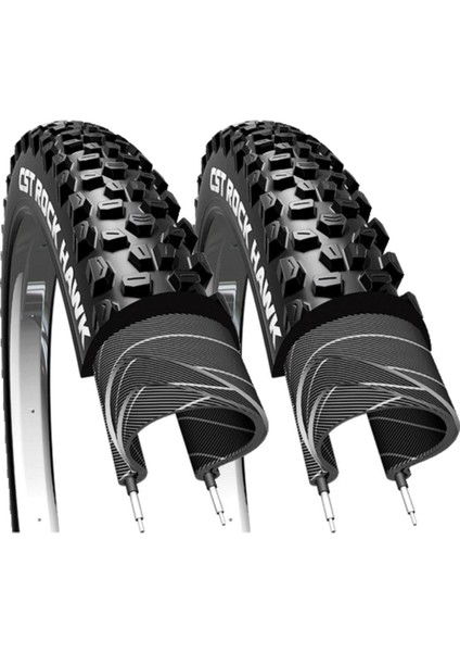 Rock Hawk 27.5x2.25 Dağ Bisiklet Dış Lastiği Seti
