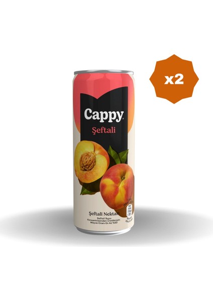 Şeftali Nektarı Kutu 330 ml - (2 Adet)