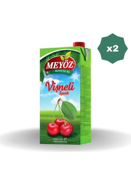 Vişne Meyve Nektarı 1 Lt - (2 Adet)