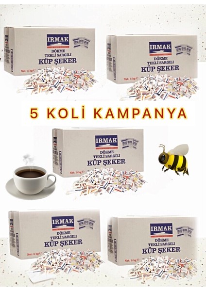 Tek Sargılı Şeker 5kg×5koli