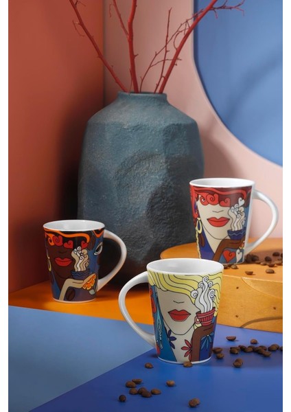 Porselen Toledo Mug Bardak 109105, 280 ml
